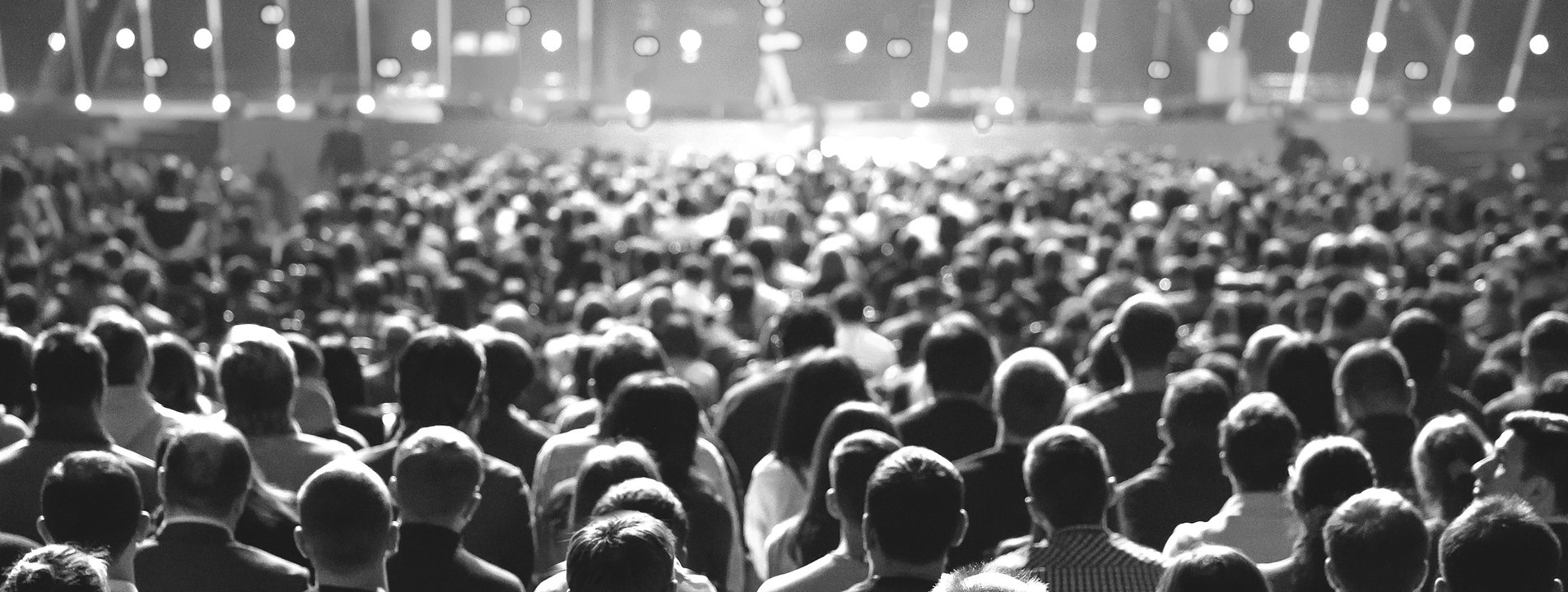 Attendees at a leadership conference